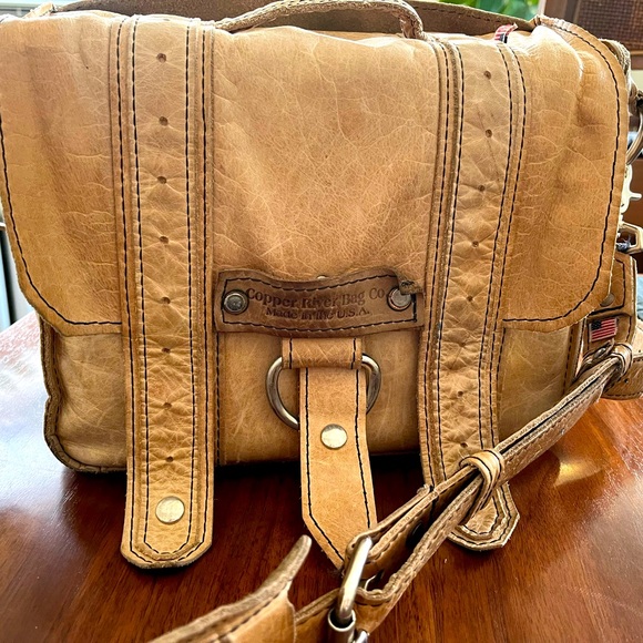 Copper River Bag Co 10” camera bag, light tan, full leather - Picture 1 of 7